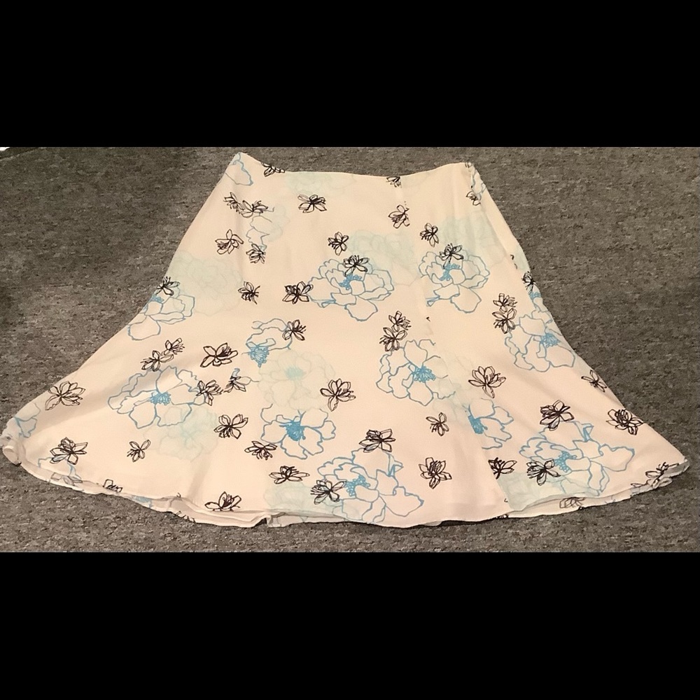 Ann Taylor Floral Print Skirt